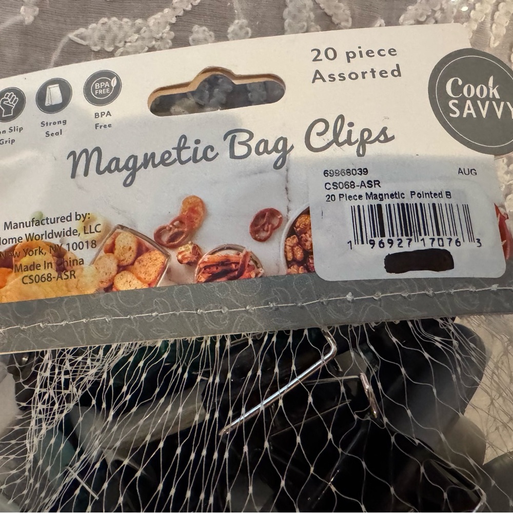 Magnetic Bag Clips - Assorted Colors
